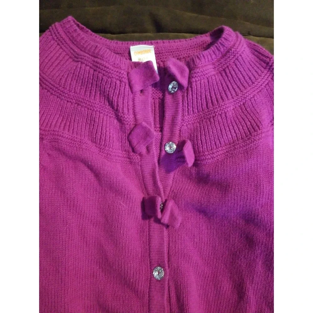 Gymboree sparkle kitty cardigan 7 8